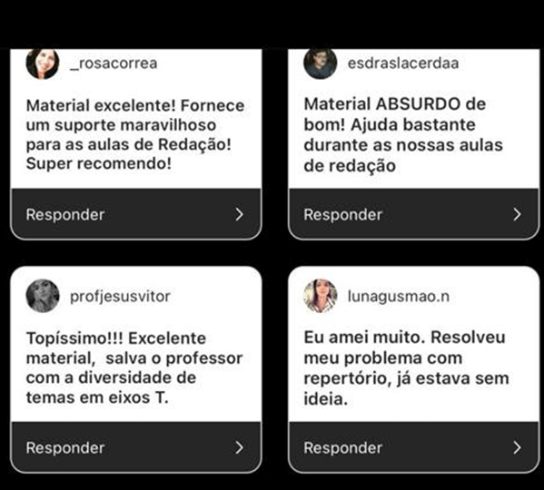Depoimentos